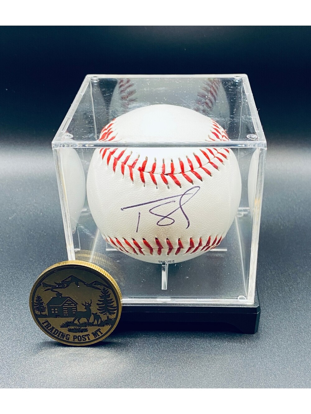 Tarik Skubal Signed Baseball In Case With COA (PC489682)